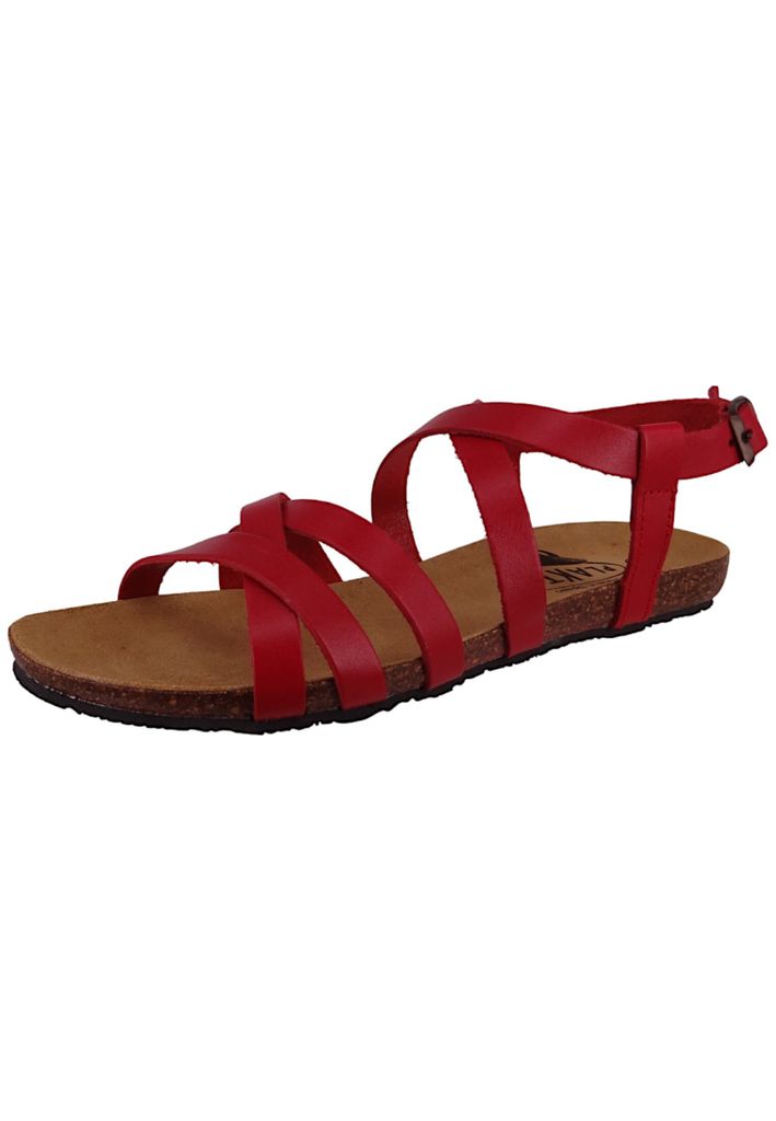 Plakton Damen Komfort Sandalen MAM VALI Vaquetilla 575184 Rot