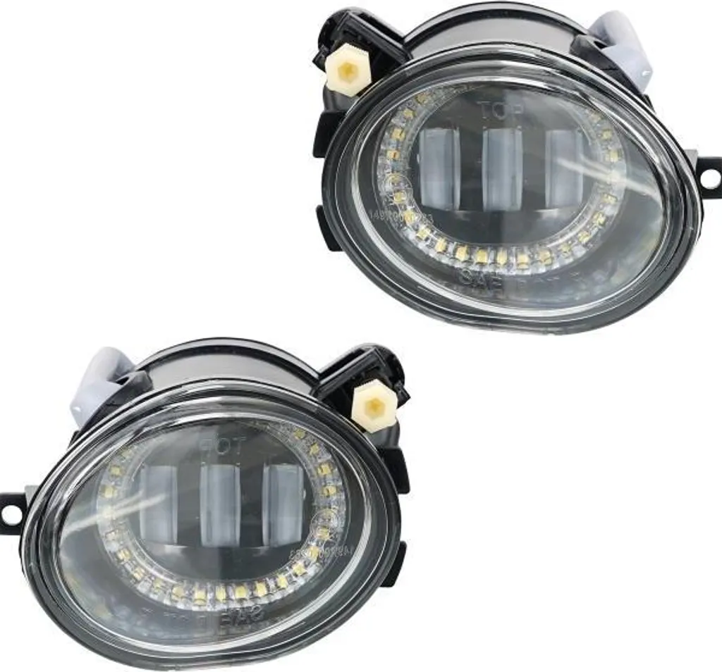 Feux Antibrouillard LED Design Noir Transparent pour BMW Série 3 et 5
