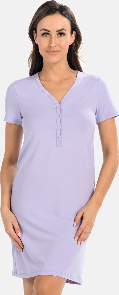 Teyli Still-Nachthemd aus Viskose Carla Female 2822 lavendel 3XL