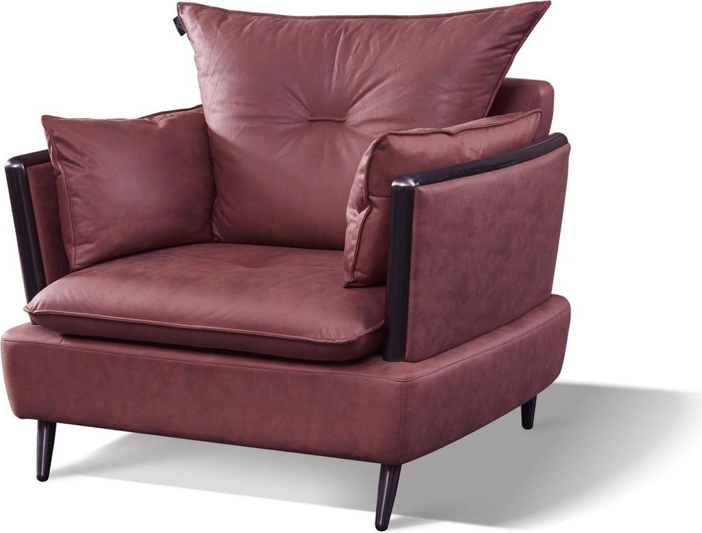 Moderne Sofagarnitur 3+1+1 Sitzer Set Design Sofas Polster Couchen Textil Relax
