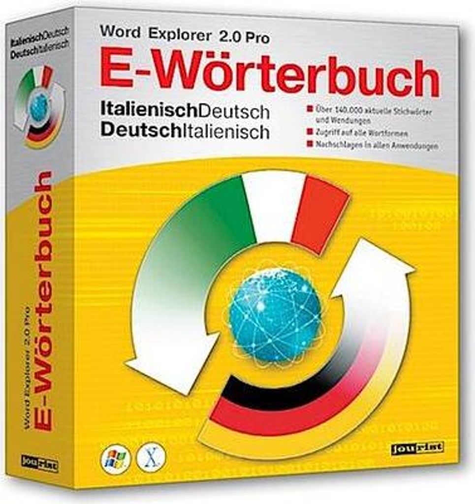 Word Explorer 2.0 Pro Italienisch/Deutsch, Deutsch/Italienisch