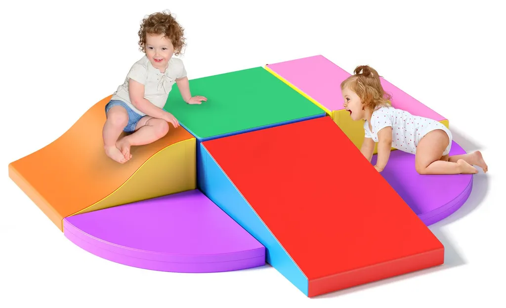 Blocs de construction souples pour éviter les chocs lors des jeux jaune