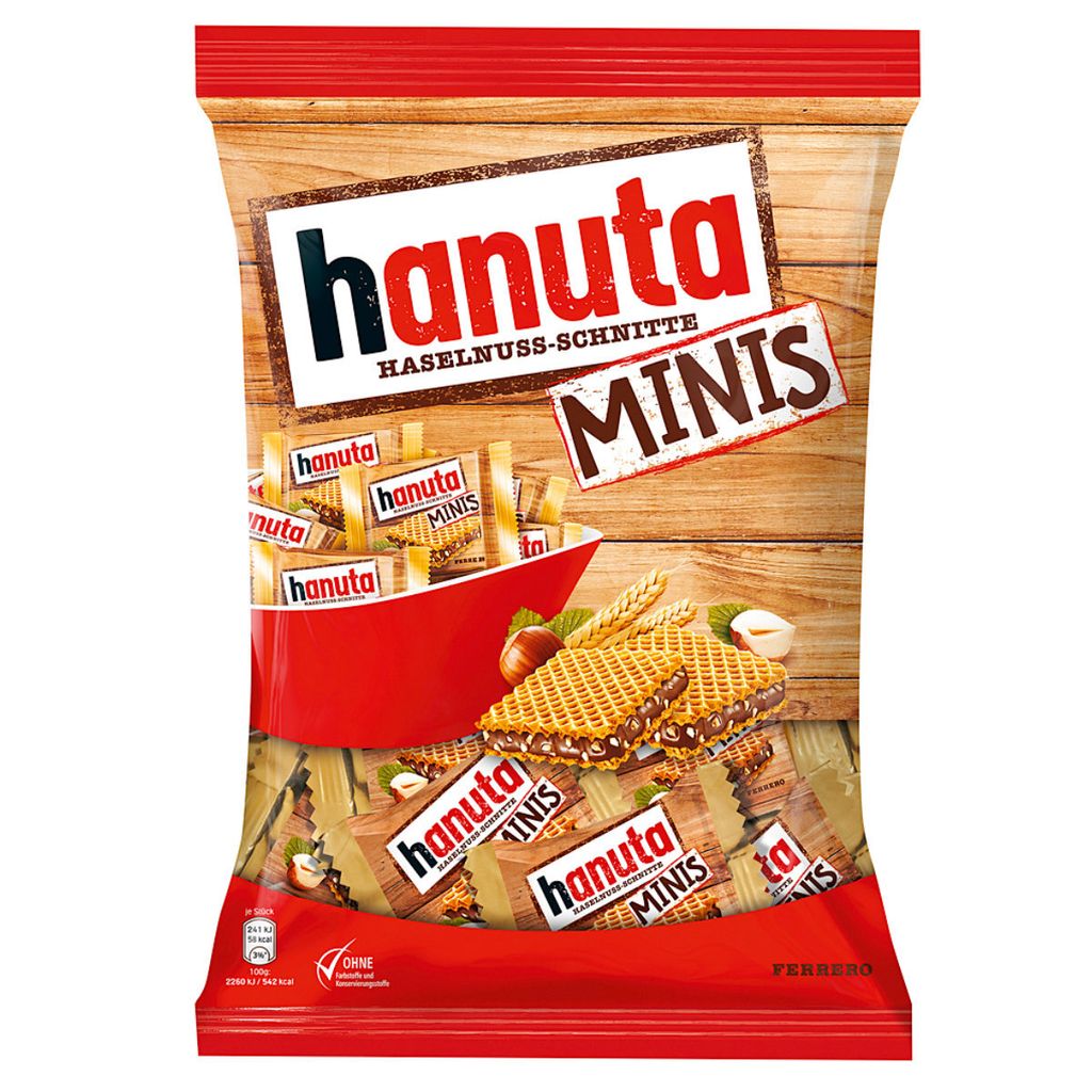 Hanuta Minis indywidualnie pakowane chrupiące mini Zdjęcie produktu 