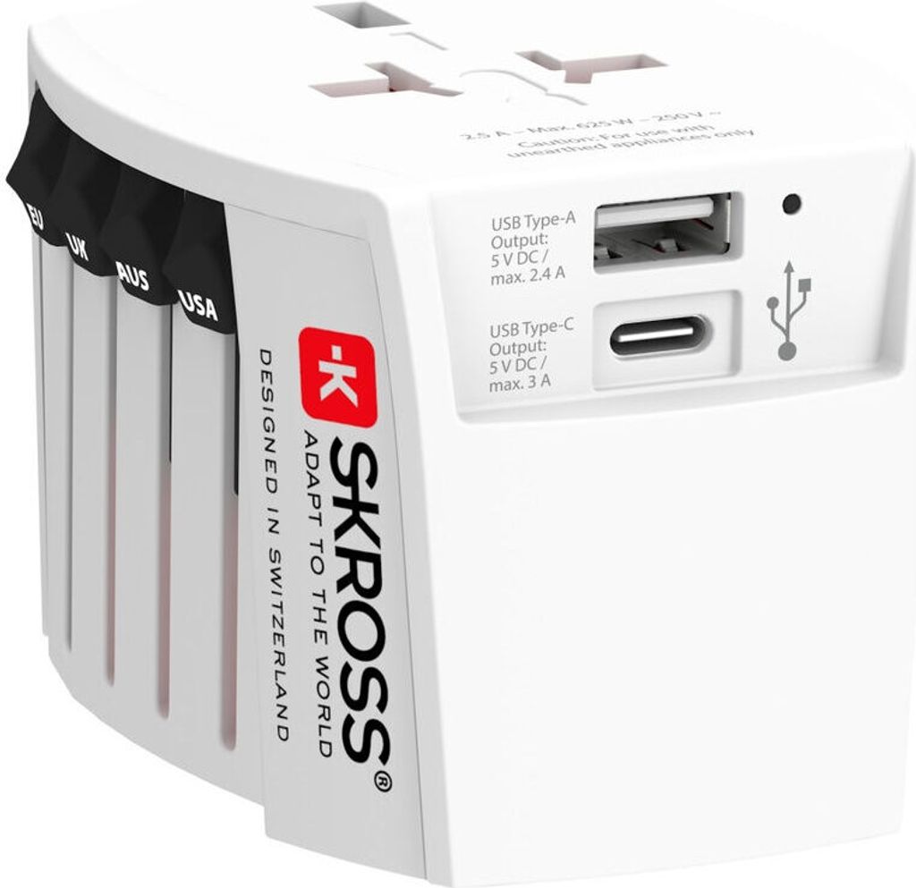 World Adapter MUV USB (AC) Zdjęcie produktu 
