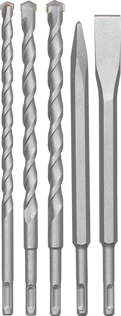 Juego de cinceles y brocas SDS Plus, de 12 piezas (rojo, Imagen del producto 