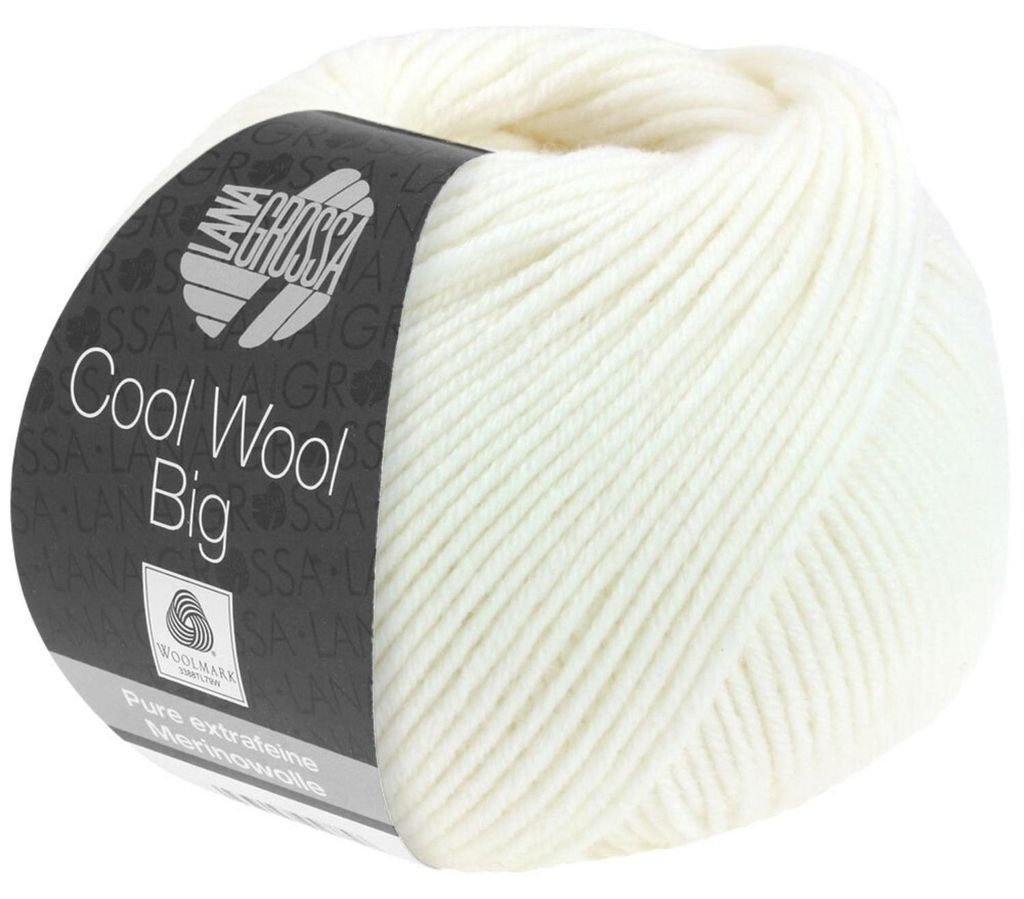 Lana Grossa - Cool Wool Big 0615 weiß Produktbild 