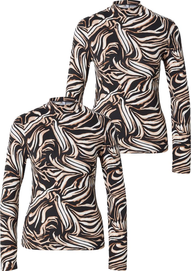 HaILYS Langarm Shirt 2-er Set Ki44mmy Größe: S