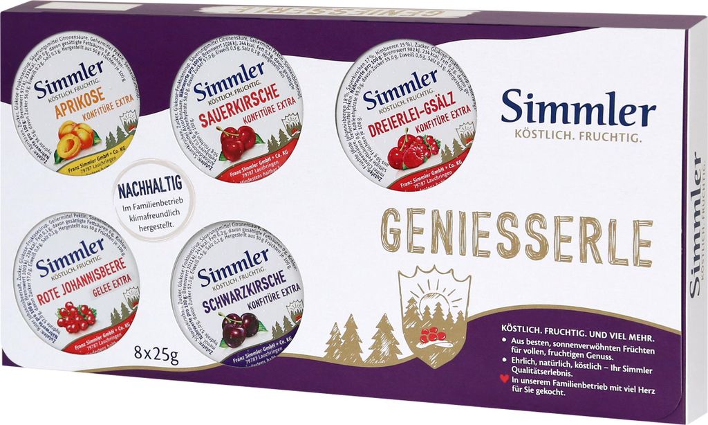 Simmler Genießerle 8x25g
