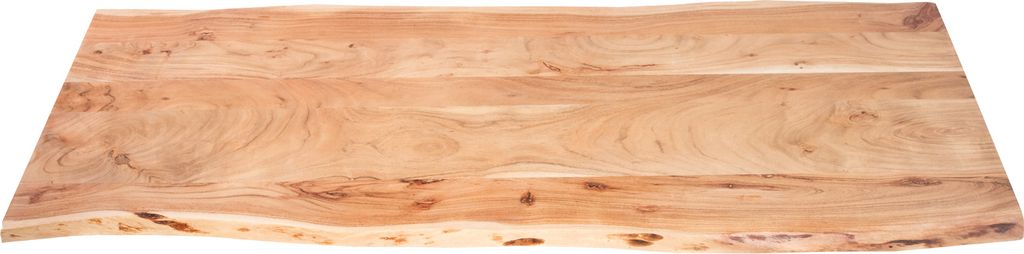 SAM® Tischplatte Baumkante Akazie Natur 160 x 60 cm CURT Produktbild 