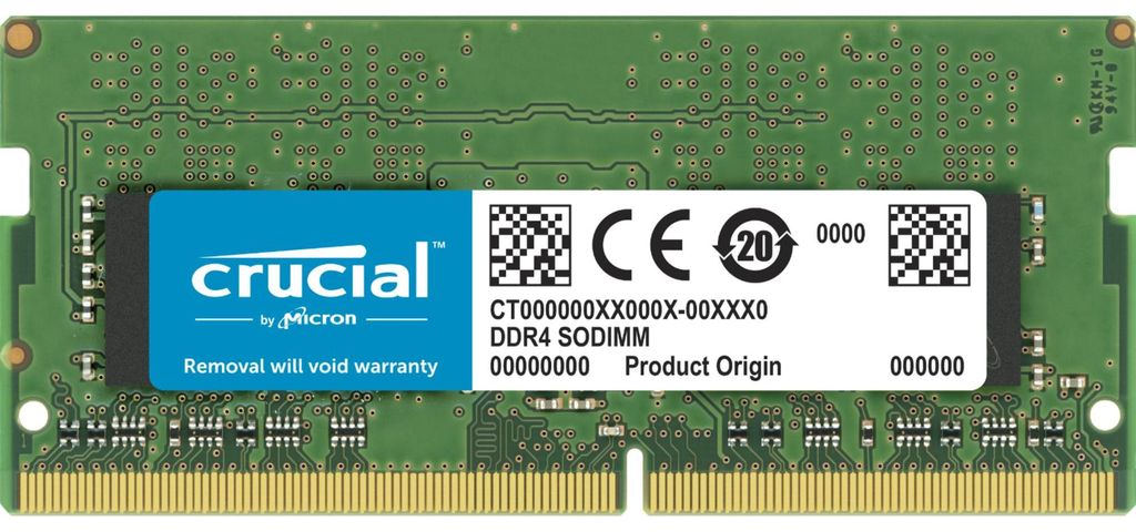 Crucial Arbeitsspeicher 16GB DDR4 3200 MT/s SODIMM 260pin Produktbild 