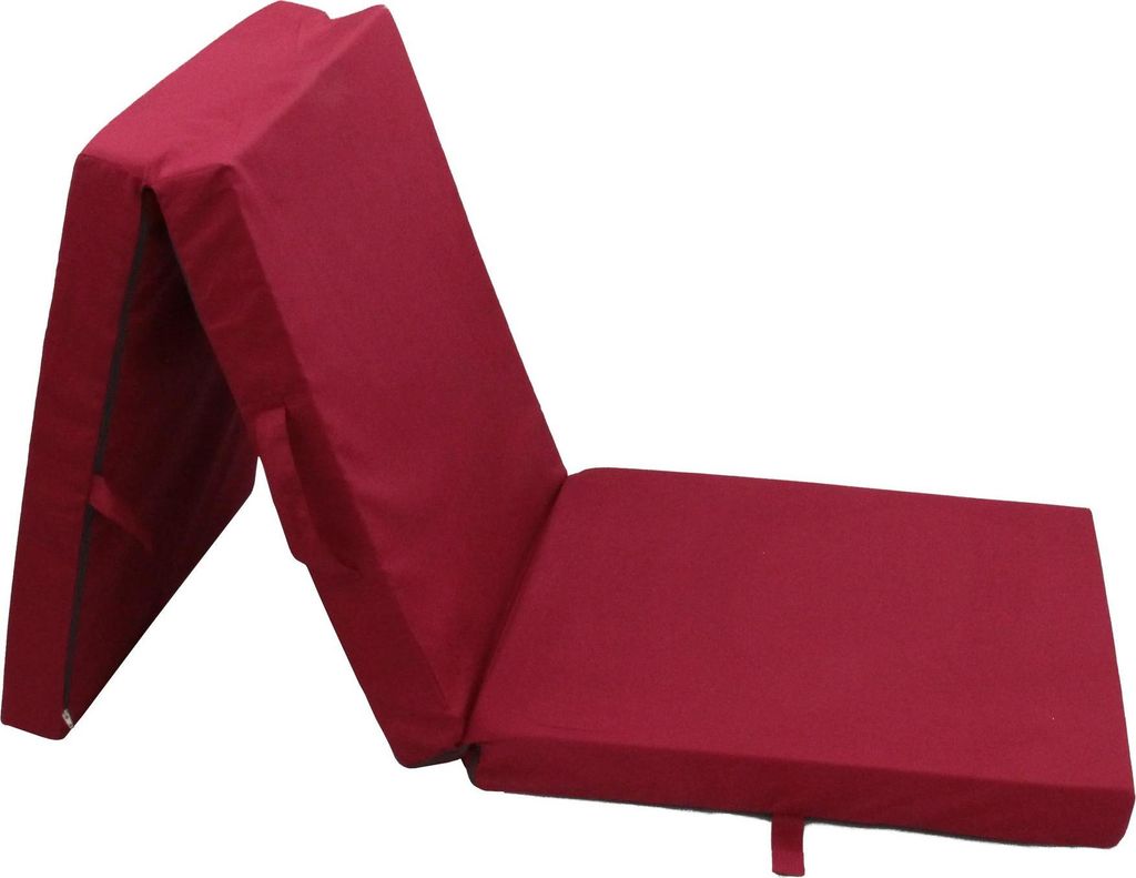 Herlag Klappmatratze Junior Farbe rot, 190x60 cm, Produktbild 