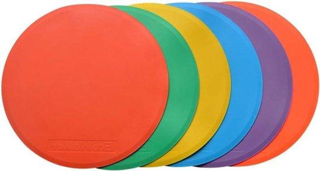 Gelbe 10-Zoll-Sportmarke Plattensportmarkierung