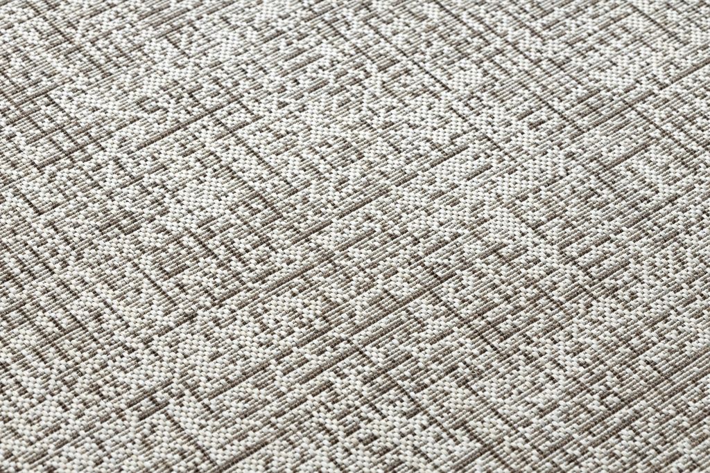 TEPPICH SIZAL FLOORLUX 20401 Rahmen champagner / taupe beige 120x170 cm