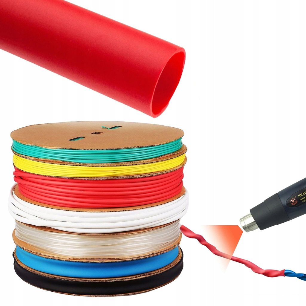 Rosfix Schrumpfschlauch Rot 18mm 1m
