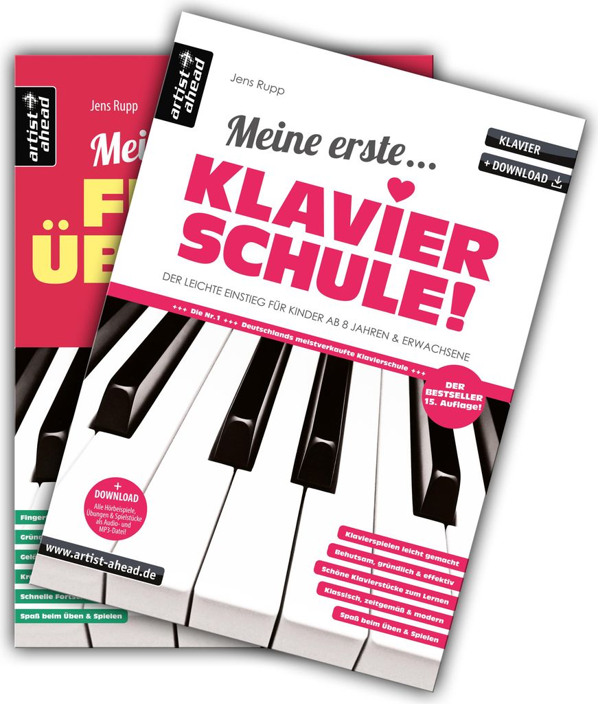 Meine erste Klavierschule & Meine ersten Fingerübungen im Set!