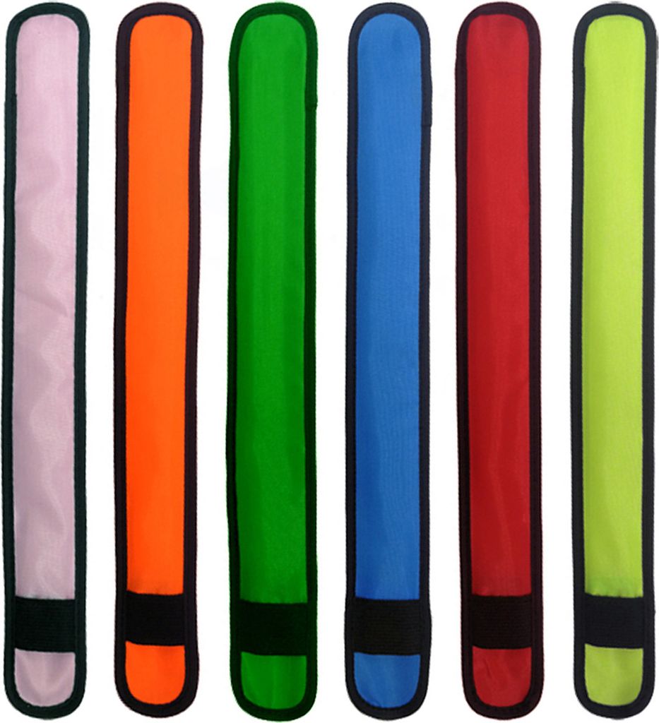 6 Stück LED-Leuchtarmband, im Dunkeln leuchtend, Laufarmband, Sicherheit bei Nacht, Radfahren, Gehen, reflektierende Streifen, 3 Modi, Handgelenkl...