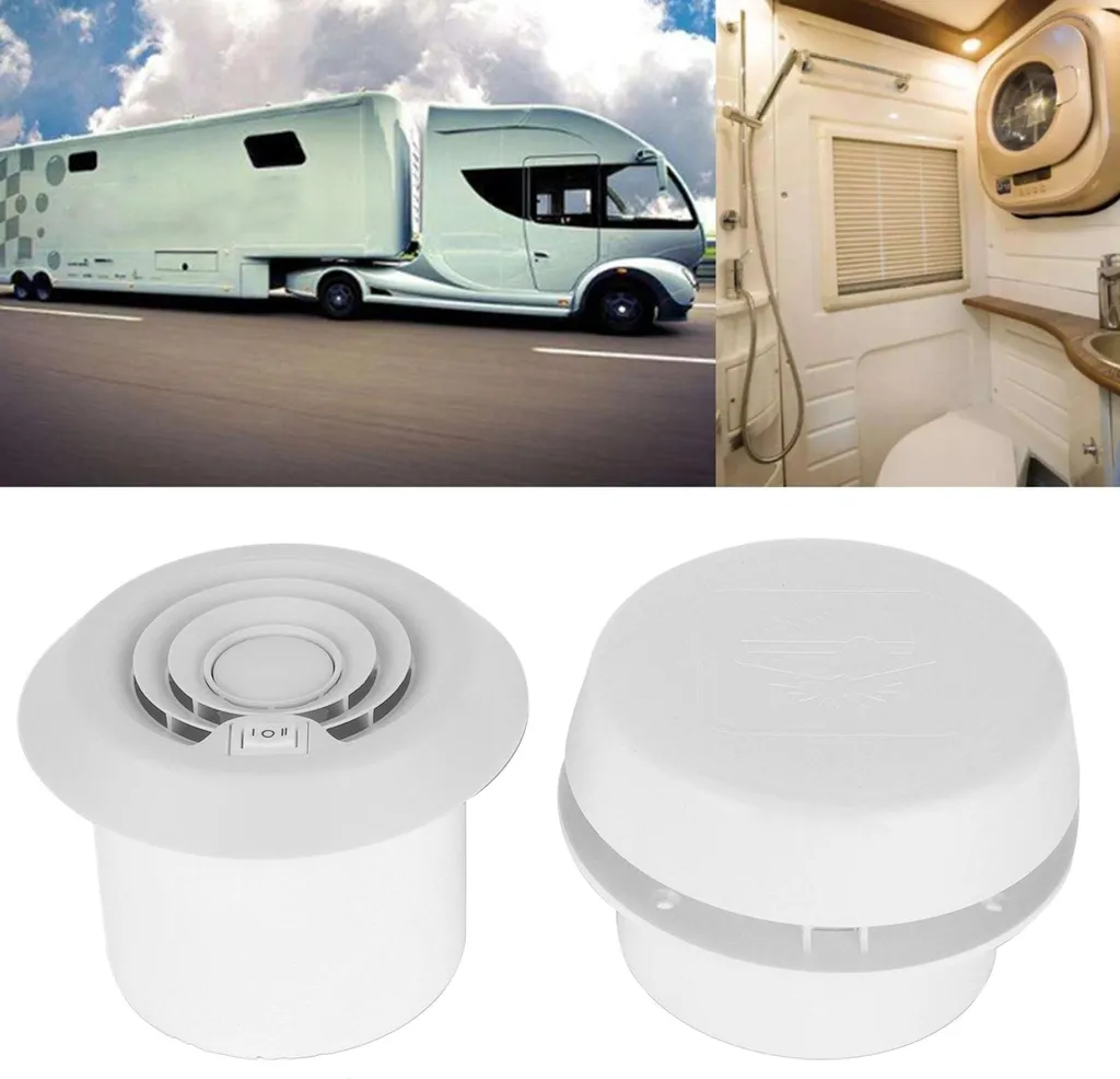Ventilateur d'extraction 12V dôme de toit RV12X pour camping-car