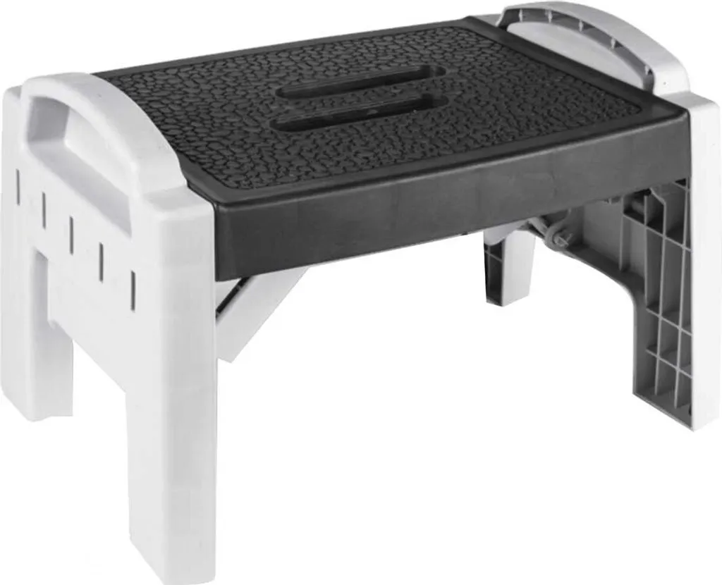 Marchepied pliant léger Kampa en aluminium - Escabeau 1 marche stable