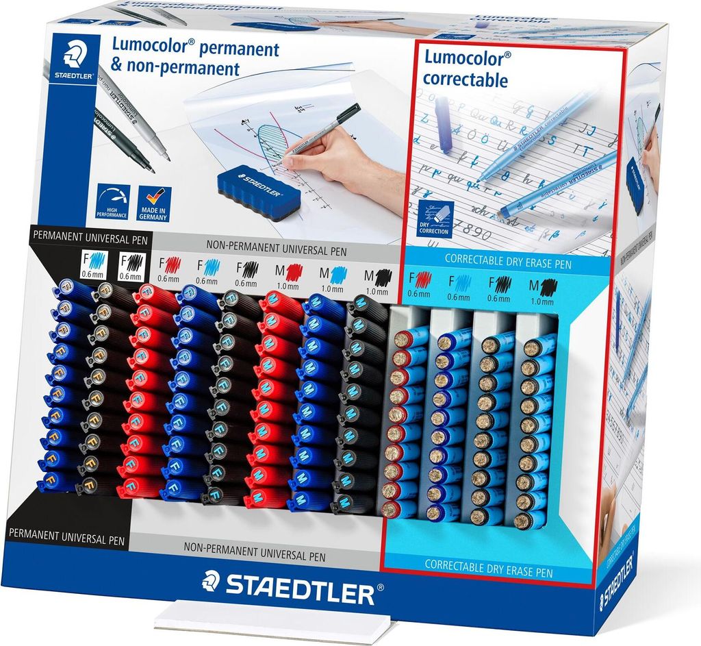 Staedtler Lumocolor removables display