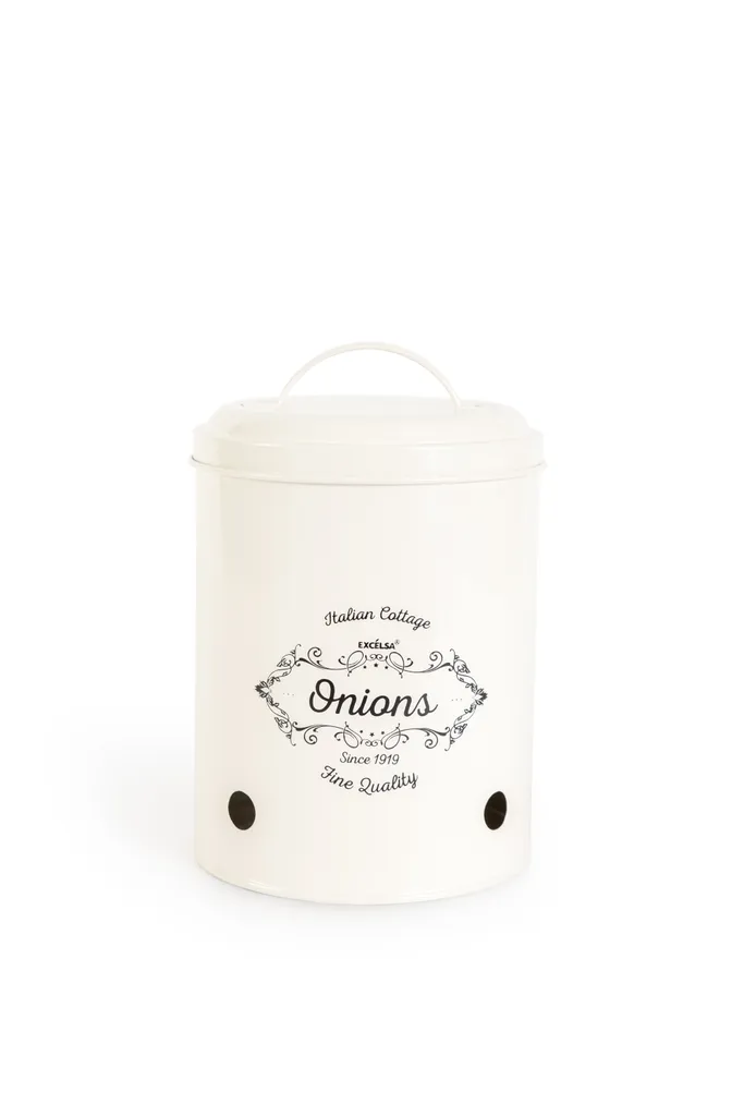 Excelsa Porta Cipolle in Acciaio 14x21.5 cm - Elegante e Resistente