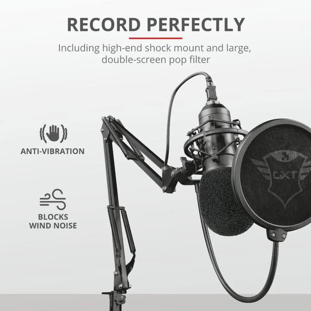 Microphone Anti-Bruit Trust GXT 252+ Emita Plus pour Voix Nette et Pure - 11