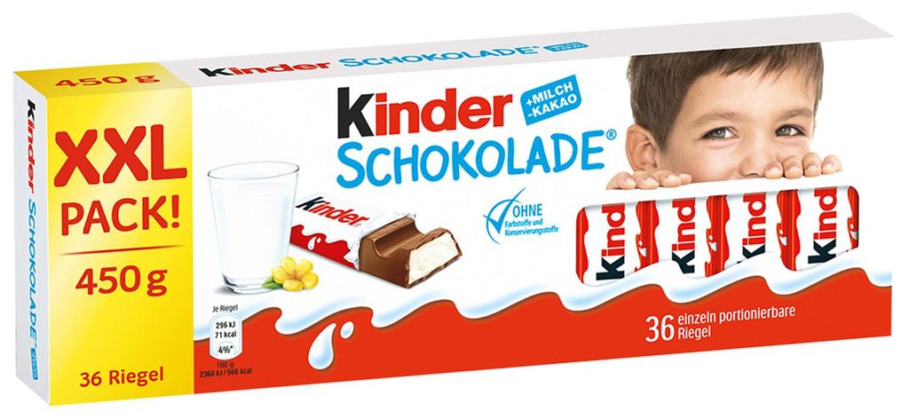 kinder Schokolade XXL Pack 36er Produktbild 