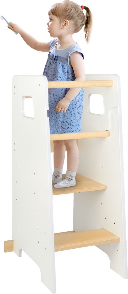 Lernturm für Kinder,Learning Tower aus Holz,Montessori Produktbild 