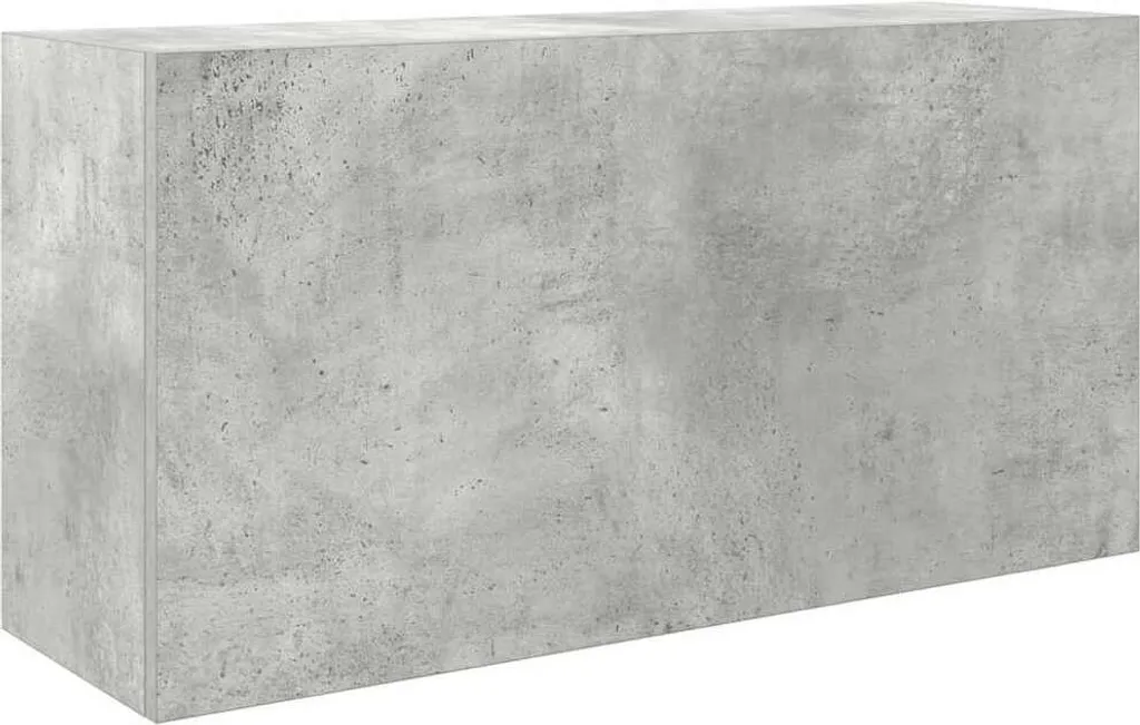 Armadietto Bagno Parete 80 cm Grigio Cemento - Resistente e Capiente