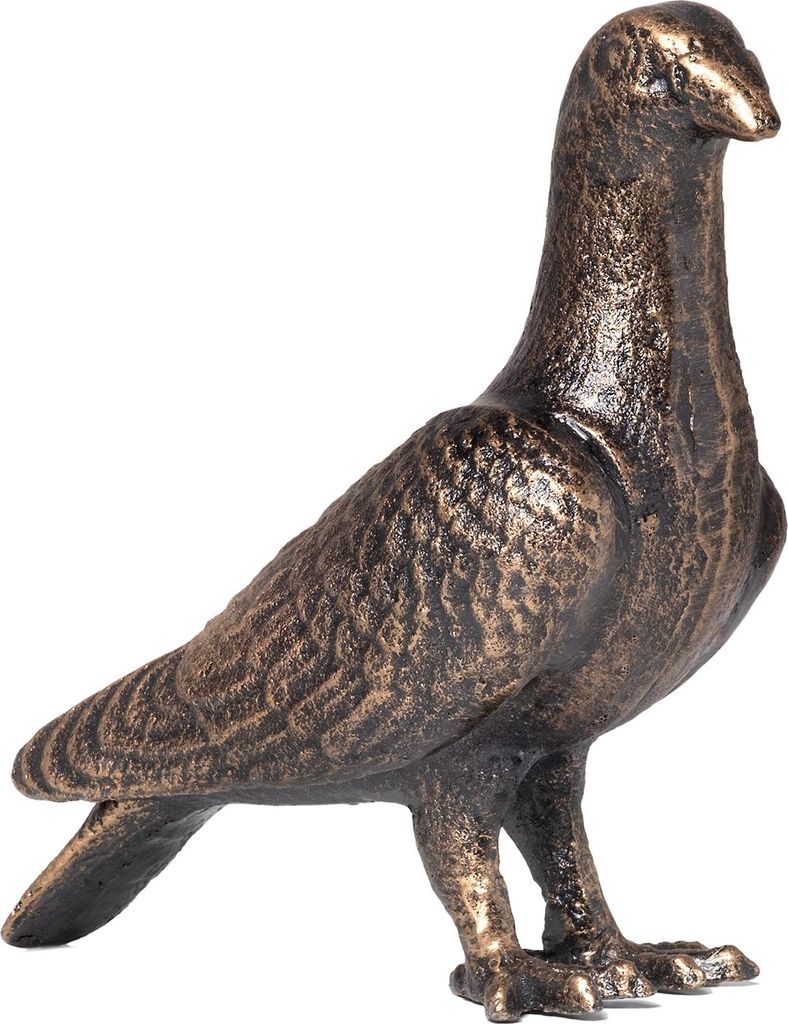 Taube Täubchen Vogel massives Gusseisen Gartendeko Figur Produktbild 