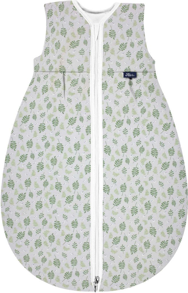 Alvi Mäxchen Schlafsack light Organic Baumwolle Drifting Leaves 110 cm