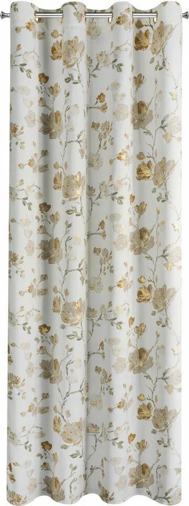 Tenda Shabby Chic Beige a Fiori 140x250 cm - Eurofirany Vintage
