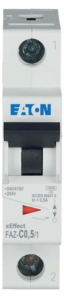EATON FAZ-C0,5/1 LS-Schalter 0,5A 278544 1p C-Char 278544