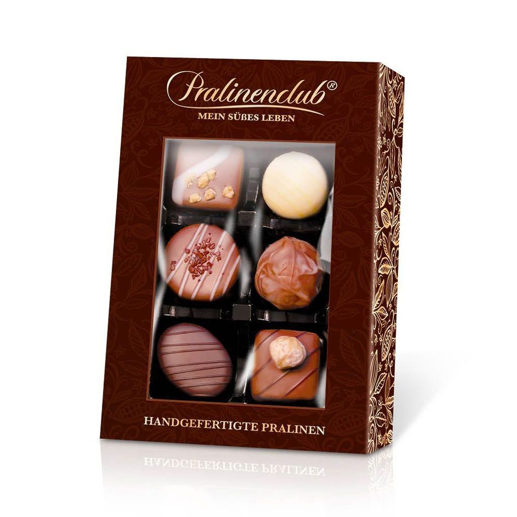 Pralinenbote - 6 handgefertigte Pralinen   von deutschen Produktbild 