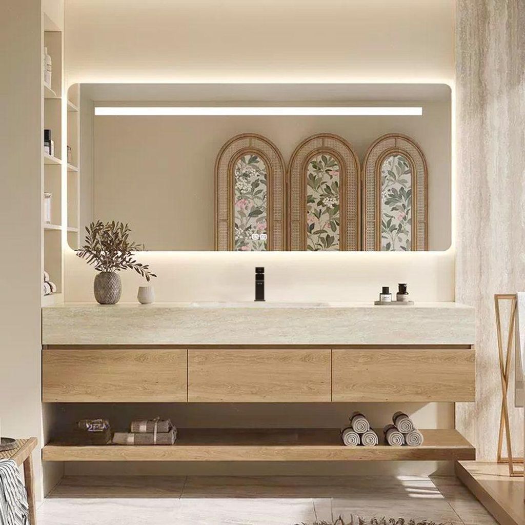 Set completo per lavabo da parete - Materiale: Immagine del prodotto 