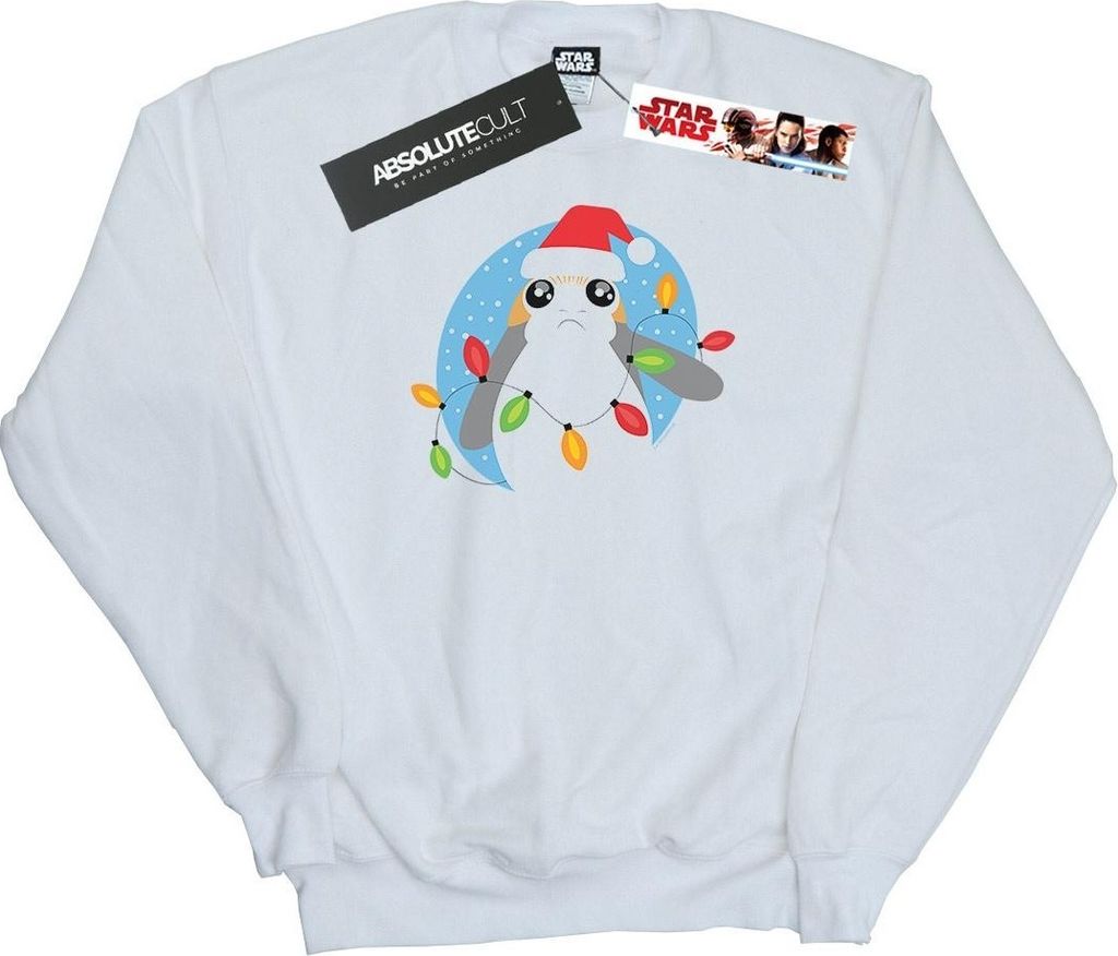 Star Wars - "The Last Jedi" Sweatshirt für Herren BI46295 (S) (Weiß)