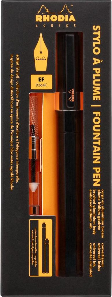 Rhodia scRipt Fueller EF schwarz