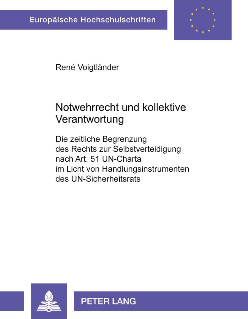 Notwehrrecht und kollektive Verantwortung