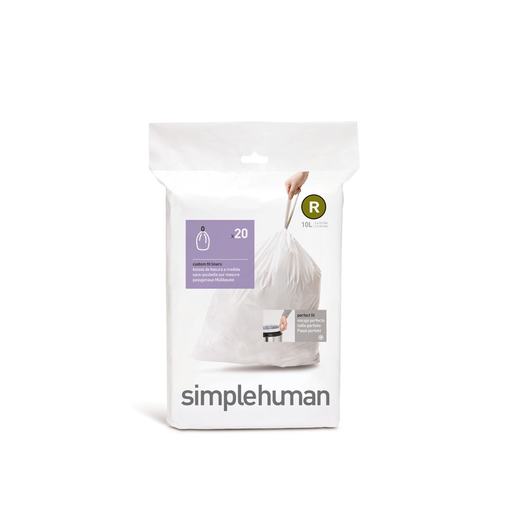 simplehuman CW0201, 10 l, Weiß, 20 Stück(e) Produktbild 