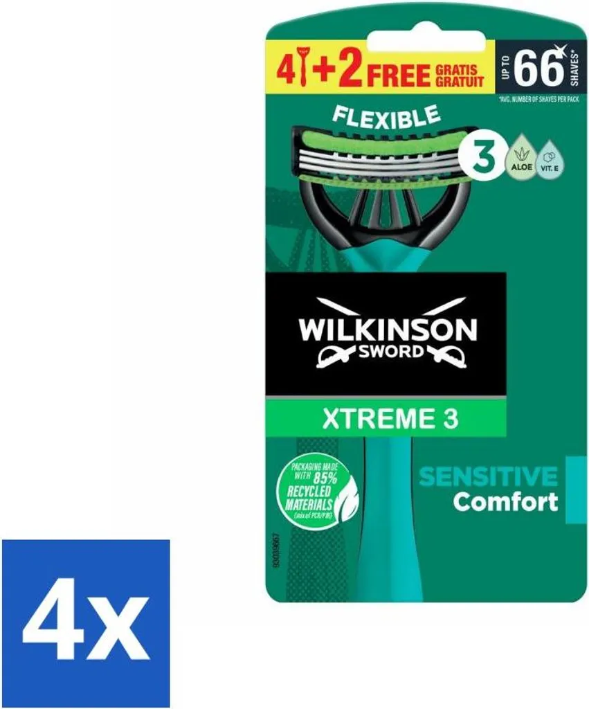 Rasoi Wilkinson Xtreme 3 Sensitive Comfort: Protezione per la Pelle