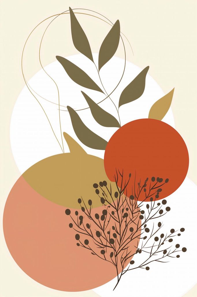 Plakat 20x30cm Herbstimpression