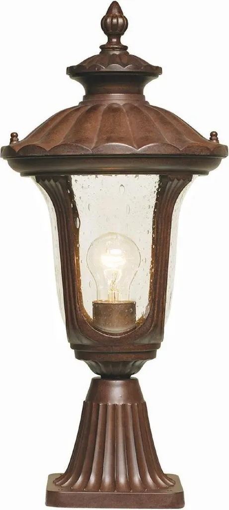 Lampe de Jardin Anti-Corrosion Baroque - Éclairage Extérieur Durable 51 cm