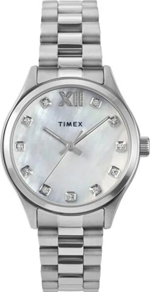 Orologio Donna Timex TW2W85300 Silver - Madreperla e Cristalli