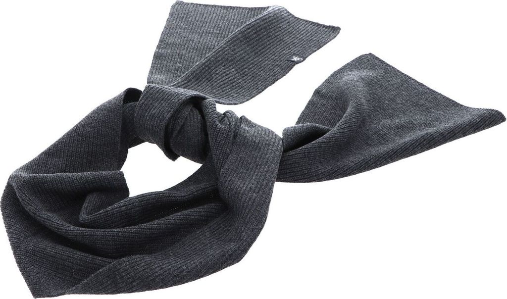 Marc O'Polo Schal Knit Scarf Dark Grey Melange grau
