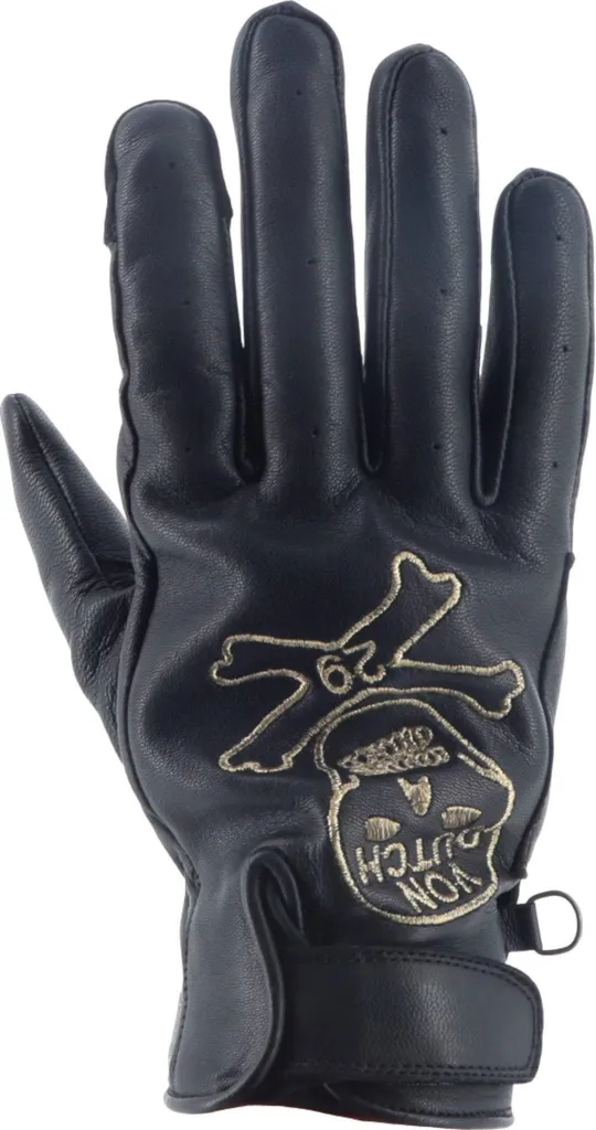 Gants Helstons Bones noirs - Finissez-en avec les mains moites à moto
