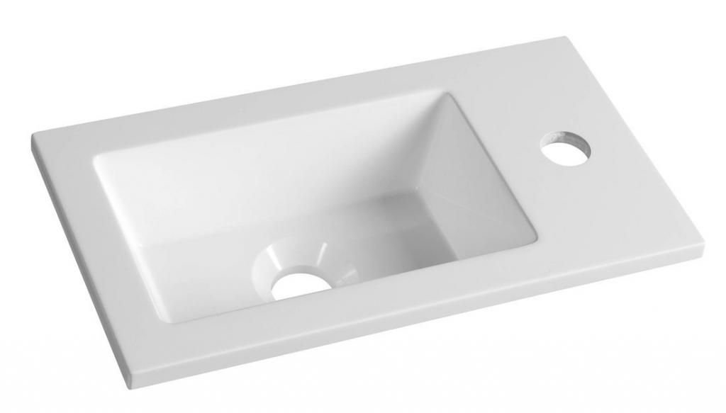Vetroceramica Aqualine - Lavabo per mobili 400x220 mm, Immagine del prodotto 