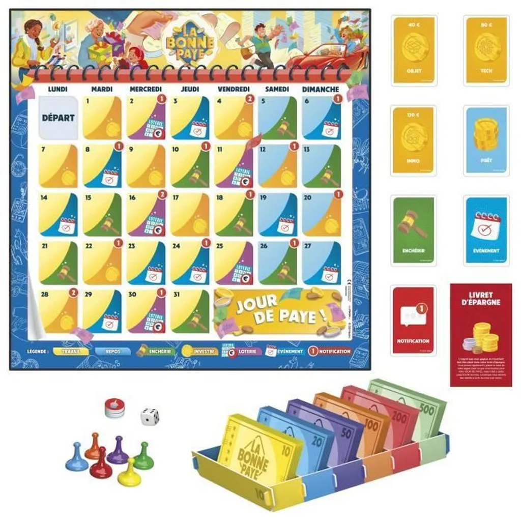 La Bonne Paye Hasbro Edition Originale Jeu Educatif Gestion d'Argent