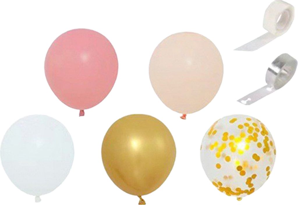 1 Set Latex-Ballon-Girlande/Bogen-Set, auslaufsicher, für Babyparty, Geburtstag, Jahrestag, Hochzeit, Party-Dekoration, verschiedene bunte Ballons...