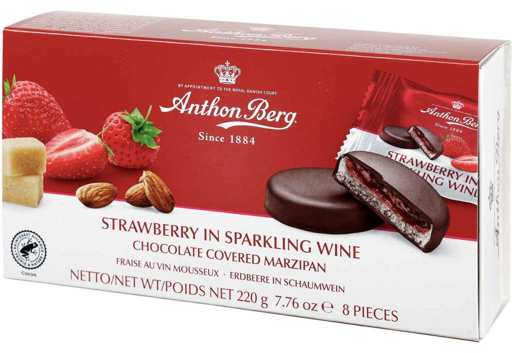 Anthon Berg Strawberry in Sparkling Wine 8er Produktbild 