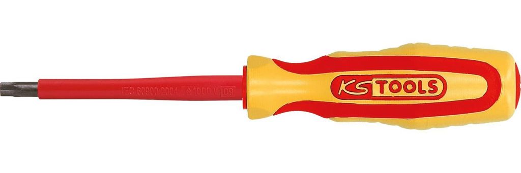 KS Tools Schraubendreher mit Schutzisolierung für Innen-TX-Schrauben, T9