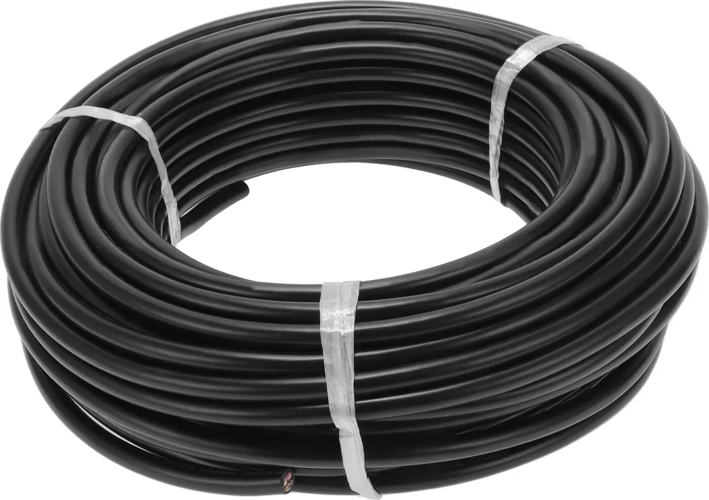 Câble de mise à la terre 30m noir 14AWG TC 4 conducteurs pour auto